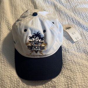 Abercrombie & Fitch White and Navy Cap